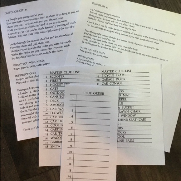 Indoor/Outdoor Preteen Treasure Hunt Parties Kit - Picture 5 of 5